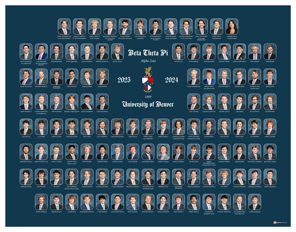 University of Denver Beta Theta Pi Composite