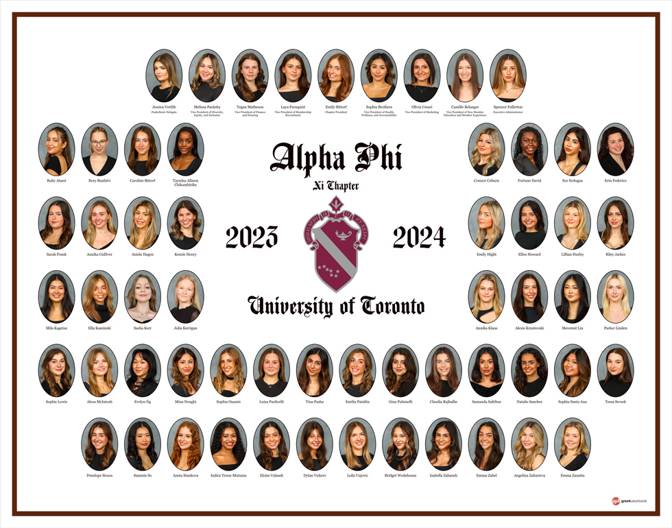 University of Toronto Alpha Phi Composite